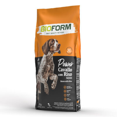 BIO FORM POWER 32/20 CAVALLO e RISO KG. 20