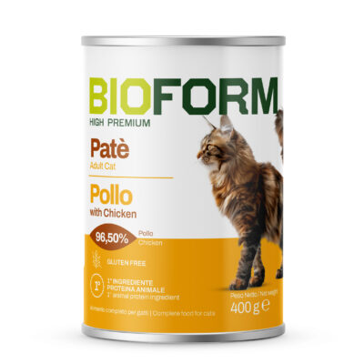 BIO FORM Cat Patè Pollo gr. 400 (6 pz)