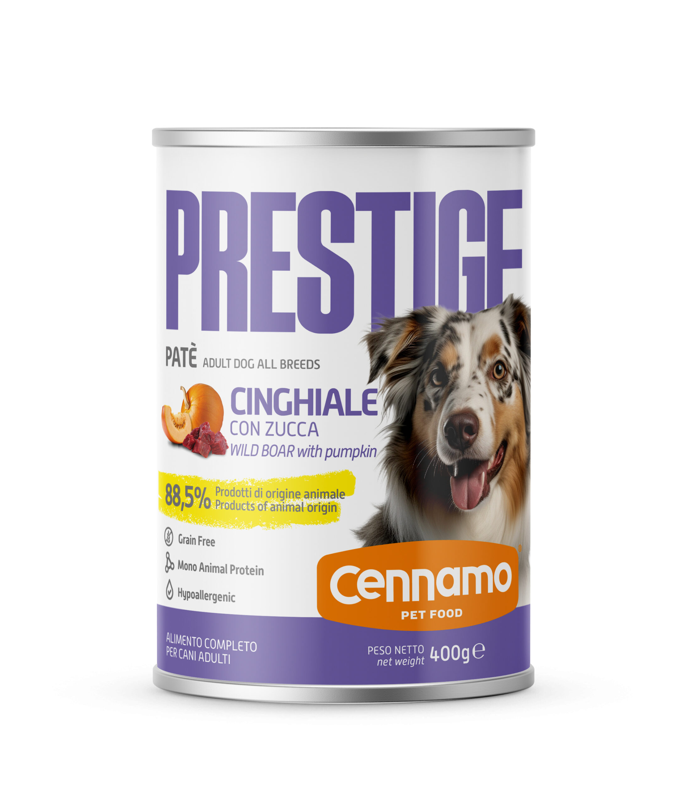 PRESTIGE Dog Paté Cinghiale gr 400 (6 pz)